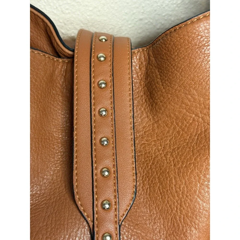 Mia K. Farrow Collection Shoulder Tote Hobo Bag Brown Satchel 13x13x5